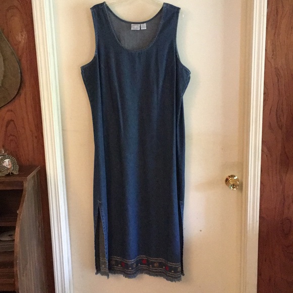 Robe Carolina Blues Taille L En Jean Bleu - Occasion Très Bon état - Style Décontracté